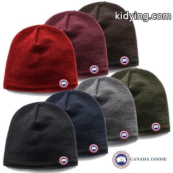CANADA GOOSE カナダグース BLACK/NAVY/IRON GRAY/MILITARY GREEN ユニセックス wool-watch-cap 通販-0