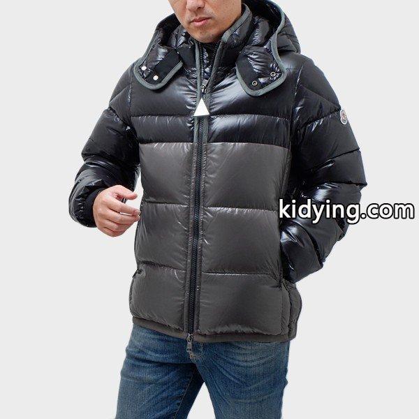 マルチに大活躍&モンクレール MONCLER HARRY フード付 ダウンジャケット ブラック メンズ-0