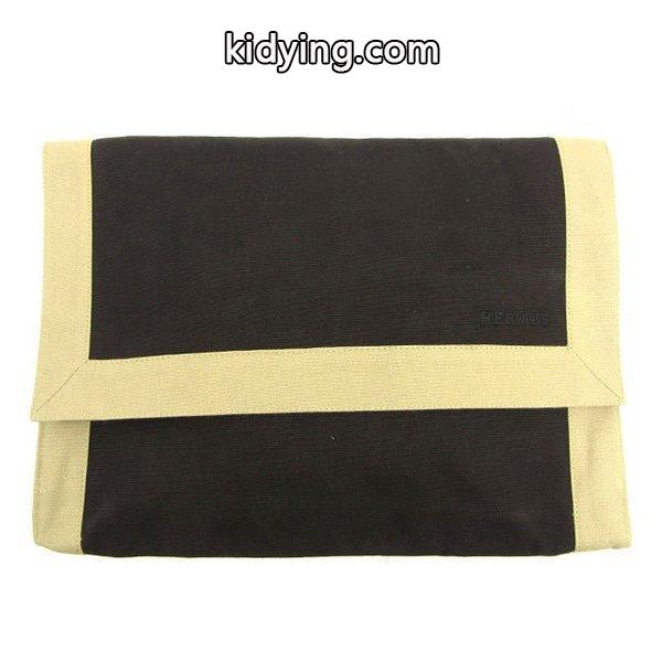 エルメス Hermes バッグ クラッチバッグ タピドセル ブラック ベージュ レディース メンズ 中古 Bag :Y6807:ブランドデポTOKYO - 通販ショッピング-0