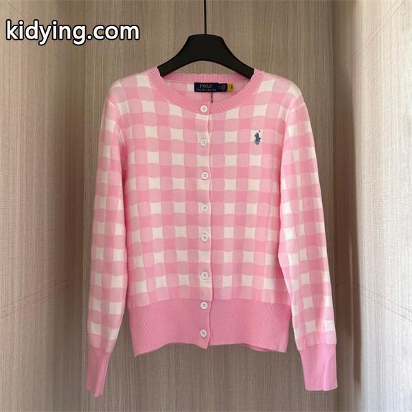 ライトブルー × ピンク × ブラック POLO RALPH LAUREN スーパーコピー 秋冬 カーディガン ポロラルフローレン-2