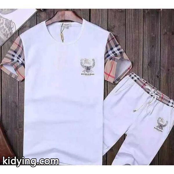 質感が優雅な効果 2015 BURBERRY バーバリー 半袖Tシャツ 上下セット_半袖Tシャツ_メンズファッション_スーパーコピーブランド激安通販 専門店-0