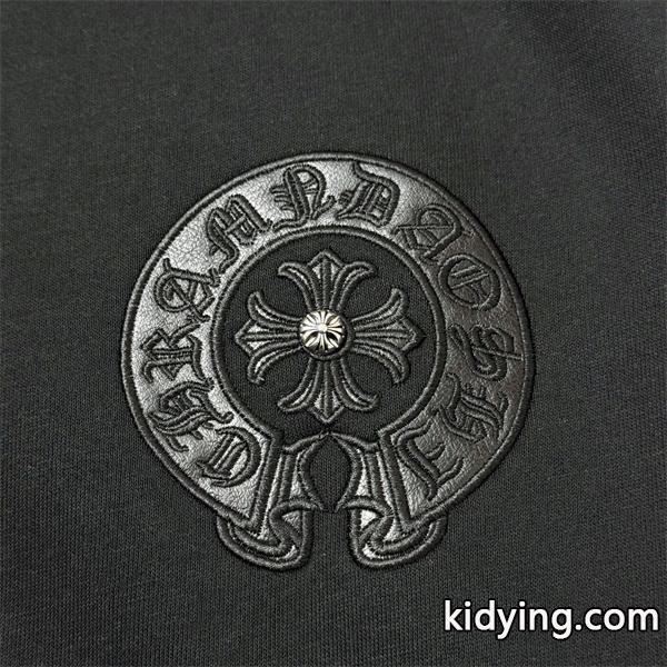 Chrome Hearts クロムハーツ 2025秋冬限定 ブラック クロスジップデザイン 偽物 パーカー 季節限定モデル-3