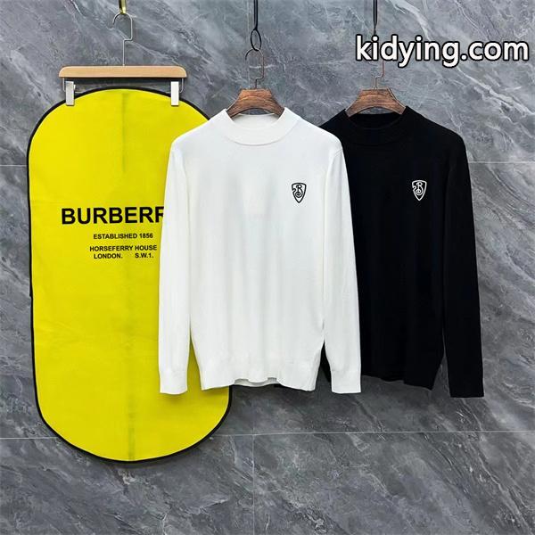 盾形ロゴ ホワイト / ブラック バーバリー BURBERRY スーパーコピーニット ユニセックス 高級感-0