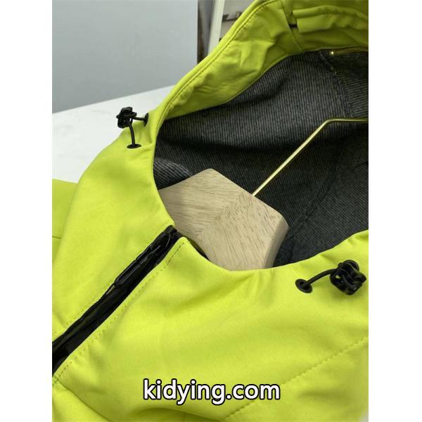 THE NORTH FACE 偽物 ジャケット スポーティ スタイリッシュ 防風 イエローグレー ノースフェイス-2