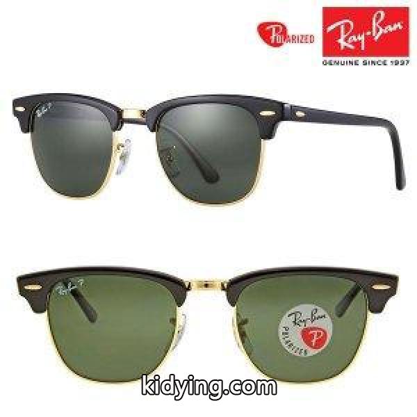 RAY-BAN レイバン Clubmaster クラブマスター RB3016 901/58 49mm 偏光 サングラス ユニセックス Rayban :rb3016-901-58-49mm:gifttime - 通販ショッピング-0