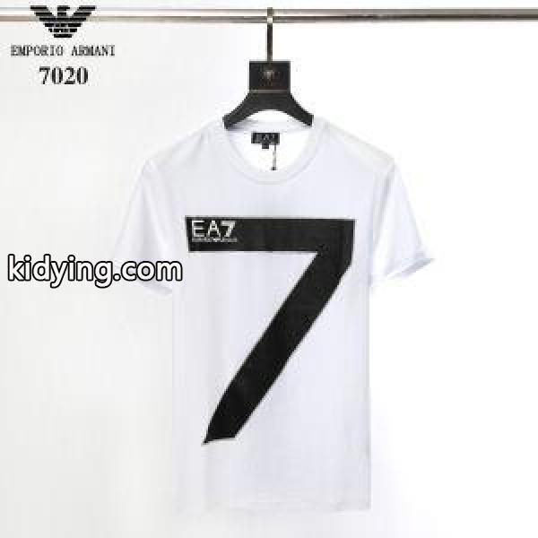 コスパ最強新作におすすめ 2色可選 Tシャツ/ティーシャツ 2019SSコレクションに新着 アルマーニ ARMANI_アルマーニ ARMANI_ブランド コピー 激安(日本最大級)-1