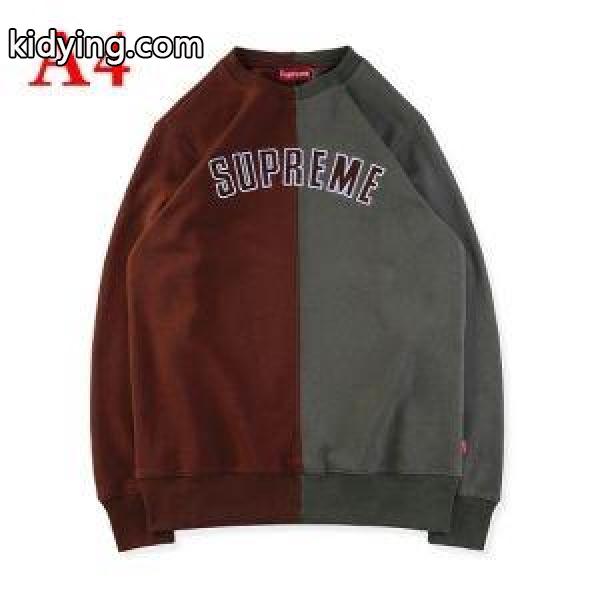 18SS新作 多色選択可 Supreme Split Crewneck Sweatshirt 暖かさと軽さを兼ね備えた プルオーバーパーカー_シュプリーム SUPREME_ブランド コピー 激安(日本最大級)-3