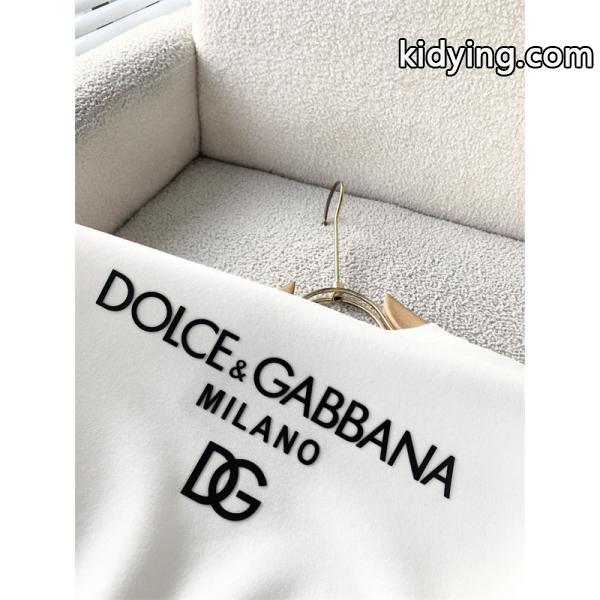 DOLCE & GABBANA コピー 秋冬 お洒落 ブラック × ホワイト 2 色 大ロゴ 円领 スウェット ドルチェ & ガッバーナ-6