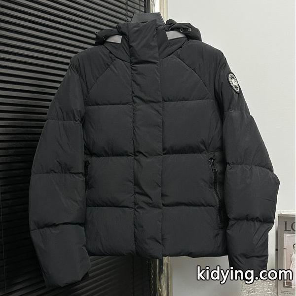 ネイビー 2025秋冬 シックファー ダウンジャケット 上質 コピー カナダグース Canada Goose-0