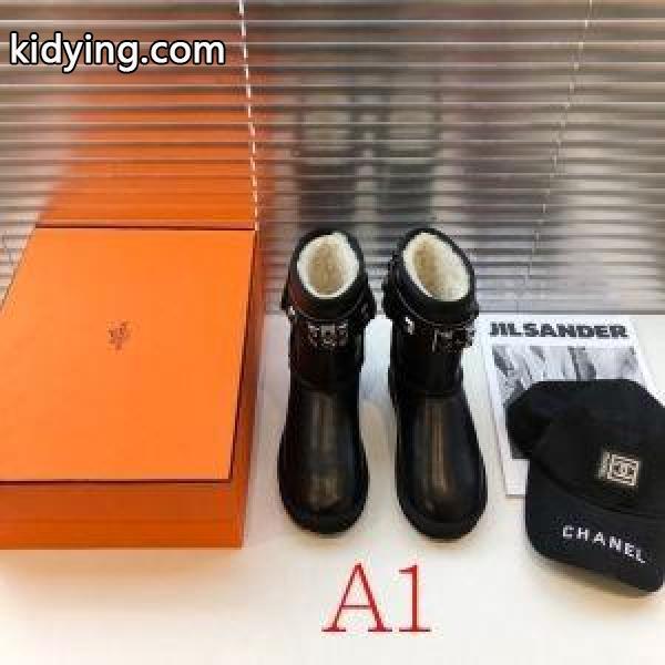 2色可選 今回の秋冬に欲しいスタイル エルメス 秋冬の季節感を取り入れたい時におすすめ HERMES 日々のスタイリングの幅をもっと広げる レザーブーツ_エルメス HERMES_ブランド コピー 激安(日本最大級)-0