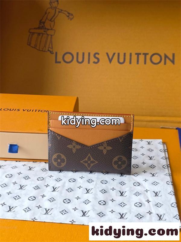 Louis Vuitton コピー ルイヴィトン M14733 カードケース モノグラム カードホルダー スリム設計 V字ポケット コンパクト財布 名刺入れ メンズ レディース-7