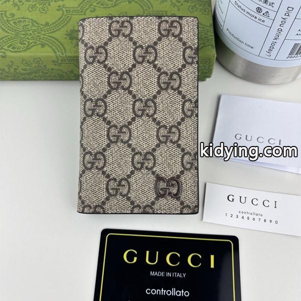 GUCCI スーパーコピー 名刺入れ GGスプリーム ベージュキャンバス シンプルデザイン 優良 グッチ-0