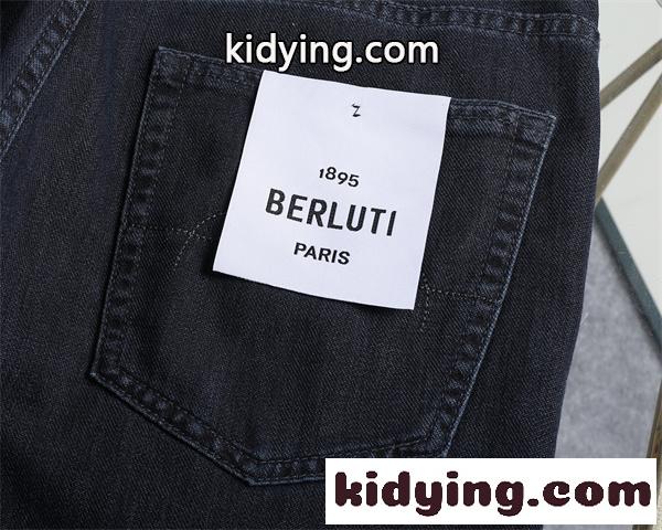 スリムストレート ダークインディゴ 美脚シルエット BERLUTI ベルルッティ コピー デニムパンツ デイリー定番 上質ベーシック-8