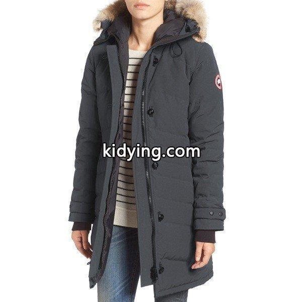 カナダグース ジャケット・ブルゾン アウター レディース Canada Goose Lorette Hooded Down Parka with Genuine Coyote Fur Trim Graphite :36-27cfiewcw9-09fe:asty-shop2 - 通販ショッピング-0