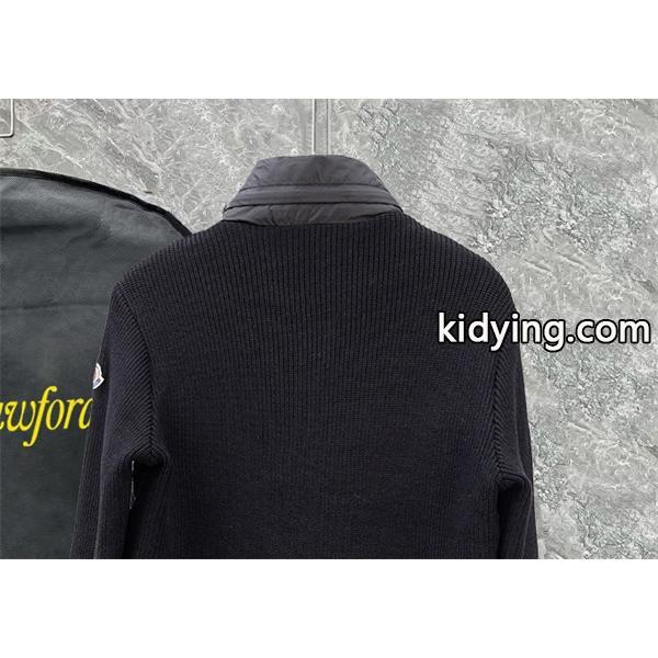 グレー × ニット切替 スタイリッシュ軽量モデル 秋冬万能 MONCLER モンクレール スーパーコピー ダウンジャケット-4