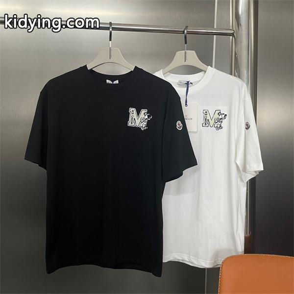 モンクレール スーパーコピー 新作 ユニセックス カラー豊富 MONCLER 半袖Tシャツ 2色可選大人っぽい雰囲気_半袖Tシャツ_メンズファッション_スーパーコピーブランド激安通販 専門店-0