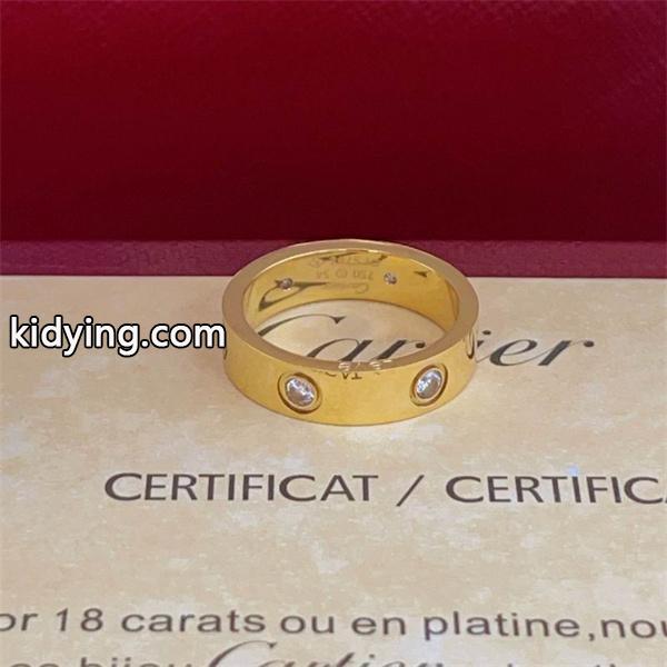 ミニマル印象 ワンポイント リング 洗練 2026新作 Cartier カルティエ コピー-1