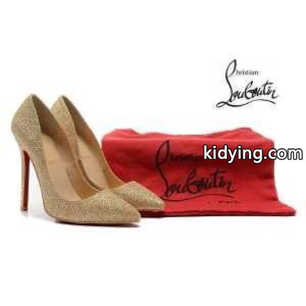 上品　Louboutin　Pigalle 120mm　クリスチャンルブタン ピガール　ゴールド　パンプス_クリスチャンルブタン CHRISTIAN LOUBOUTIN_ブランド コピー 激安(日本最大級)-0