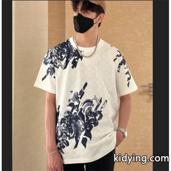 この春夏大注目 ルイ ヴィトン LOUIS VUITTON ビジネスシーンに大活躍 半袖Tシャツ まだまだ人気継続中_ブランド コピー 激安(日本最大級)-0