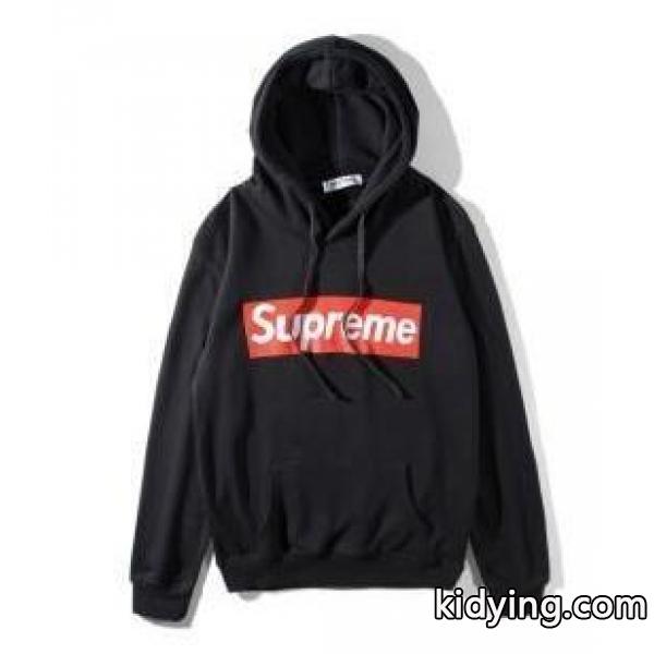 カジュアルシュプリームボックスロゴコピーパーカーSUPREMEプルオーバースウェットパーカー-0