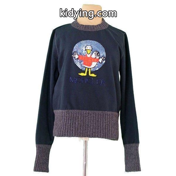 モンクレール Moncler カットソー ダック L ネイビー グレー系 レディース メンズ 中古 :T1396:ブランドデポTOKYO - 通販ショッピング-0