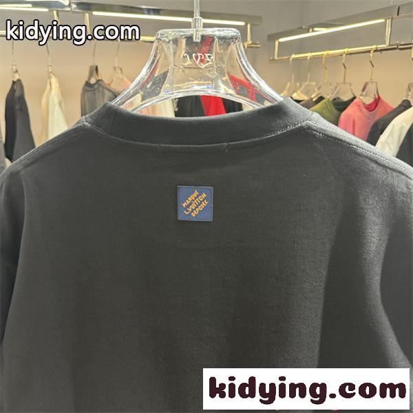 LOUIS VUITTON ルイヴィトン コピー 話題集中 半袖Tシャツ モダン配色 柔軟コットン ストリート-7