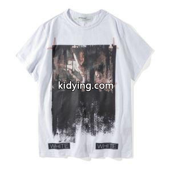 新商品! OFF-WHITE オフホワイト Tシャツ 定価 偽ブランド 個性派 清涼 トップス 人気 上品 着物 メンズ 人気セール-0