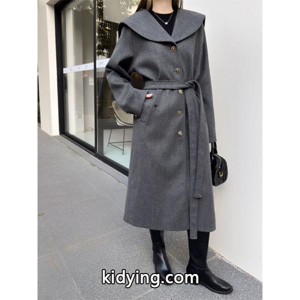 プレミアム コート グレー レディース 洗練 シルエット DIOR ディオール コピー-5