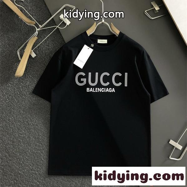 グッチ スーパーコピー 半袖Tシャツ GUCCI プリント シンプル モード系 ベーシック 高見え-0