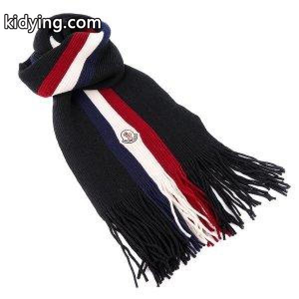 MONCLER モンクレール マフラー 2018年秋冬新作 00026 00 02292 メンズ レディース 男性 女性 トリコロール 999 BLACK ブラック :18aw00026999:インポートブランドサバティーニ - 通販ショッピング-0