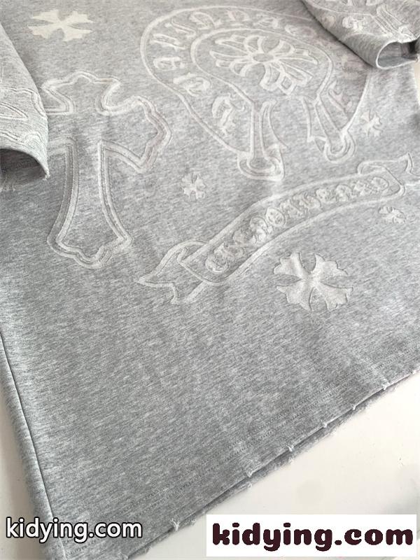 &人気&クロムハーツtシャツコピーグレー色 CHROME HEARTS 激安エレガント上品-3