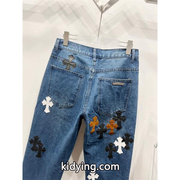 プレミアム感 存在感抜群 2026新作コーデ デニムパンツ クロムハーツ Chrome Hearts コピー-3