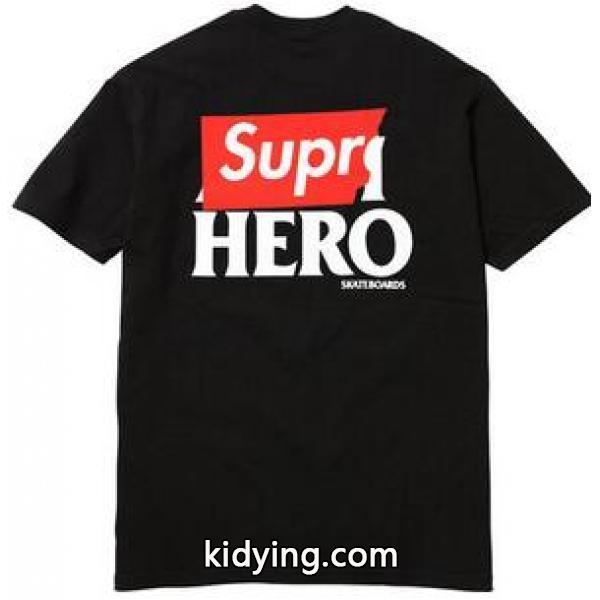 スタイルアップ効果高めのSupreme 14SS アンチヒーローポケット　シンプルデザインＴシャツ_半袖Tシャツ_メンズファッション_スーパーコピーブランド激安通販 専門店-0