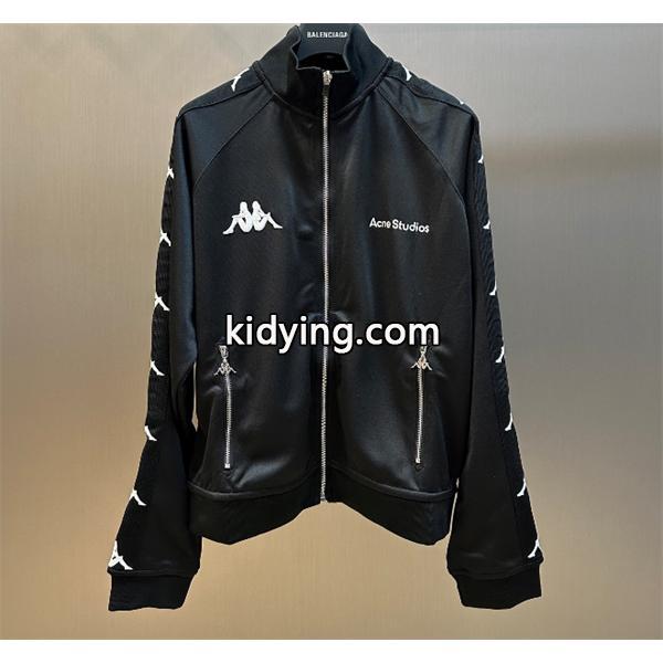 Acne X Kappa❤アークスタジオジャケットコピー2025新作秋冬おしゃれ個性的黒色-0