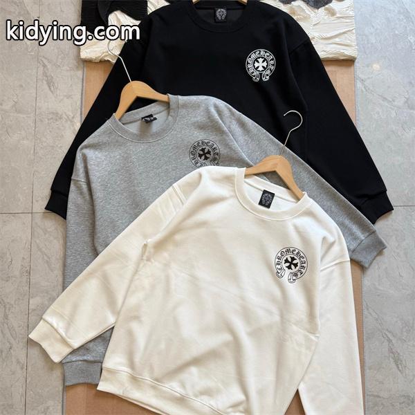 クラシックエンブレム スウェット 上質裏毛 着回し自在 クロムハーツ Chrome Hearts コピー-0