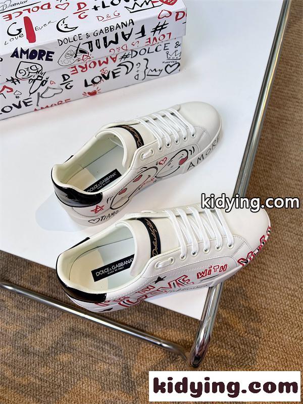 2026激安通販❤ ドルチェ&ガッバーナ スニーカースーパーコピーDOLCE&GABBANAスタイリッシュホワイトシューズ-4