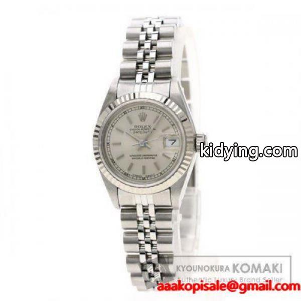 ROLEX ロレックス 69174 デイトジャスト 腕時計 ホワイトゴールド/SS レディース 中古 :91207110:ブランド京の蔵小牧 - 通販ショッピング-0