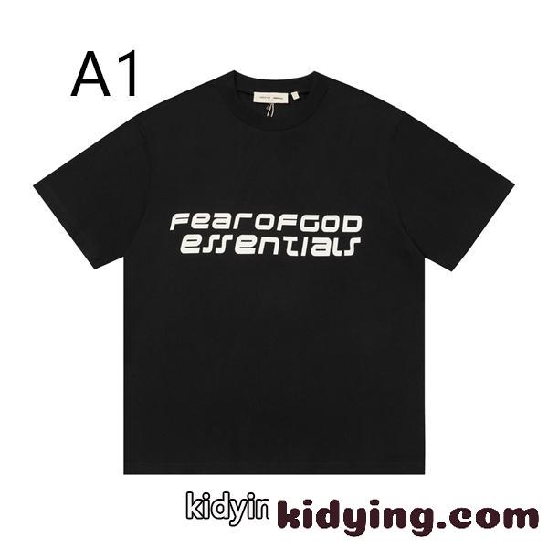 2026ss フロントロゴ ストリート系 注目モデル ESSENTIALS エッセンシャルズ コピー 半袖Tシャツ 旬デザイン-1