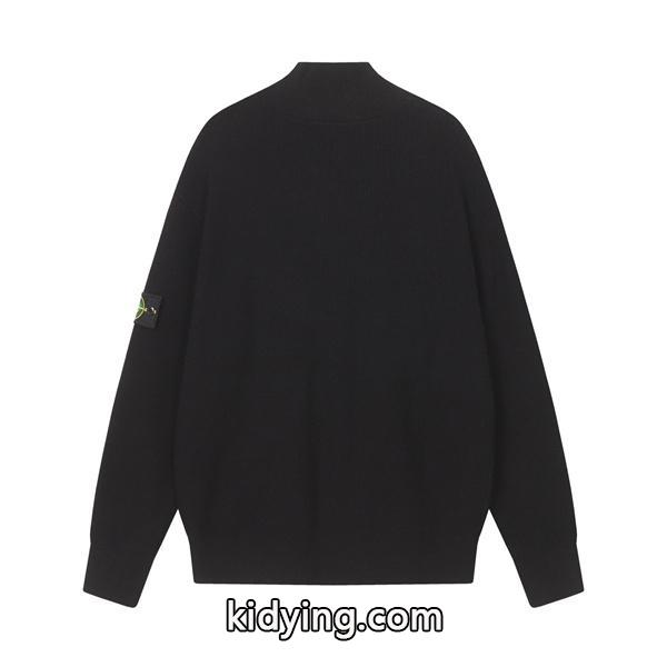 STONE ISLAND ストーンアイランド コピー 上品仕立て フルジップ ニットブルゾン ミニマル-2