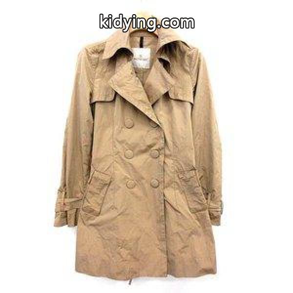 モンクレール MONCLER ナイロン トレンチコート 薄手 MAGNOLIA マグノリア 0 ベージュ /☆G レディース【中古】【ベクトル 古着】 :081-301808060010:ブランド古着販売のベクトル - 通販ショッピング-0