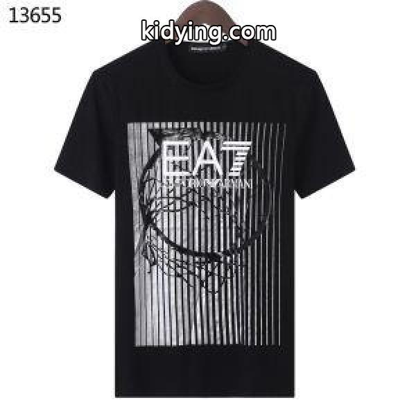 ARMANI アルマーニ 半袖Tシャツ 4色可選 季節感もプラス2019新作 今夏のお気に入りスタイル_アルマーニ ARMANI_ブランド コピー 激安(日本最大級)-0