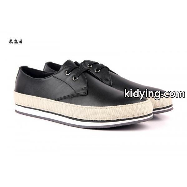 &安心&追跡付 2013-14秋冬新作 PRADA プラダ カジュアルシューズ 靴 BLACK_スニーカー、靴_メンズファッション_スーパーコピーブランド激安通販 専門店-0