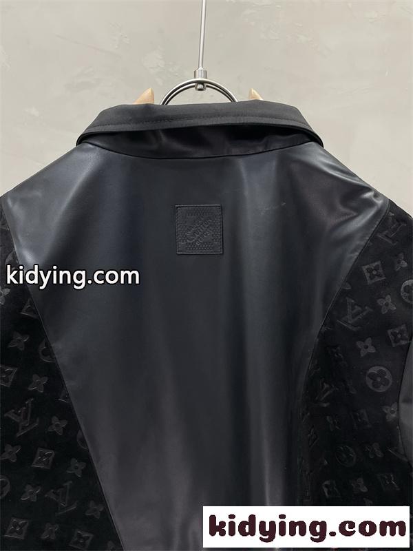 ルイヴィトン コピー ジップアップジャケット LOUIS VUITTON スタンドカラー 防風仕様 高級感漂う モード-3