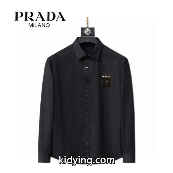2026新作 トライアングル 上質 シンプル モダン PRADA プラダ コピー シャツ-0