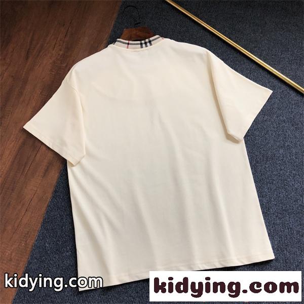 大人気商品 BURBERRY バーバリー コピー 半袖Tシャツ 刺繍ロゴ 柔軟生地 カジュアル-2