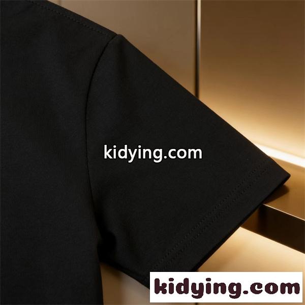ラウンドレタープリント ロンドン表記 BURBERRY バーバリー コピー 半袖Tシャツ ミニマル配置 こなれ見え デイリー主力-6