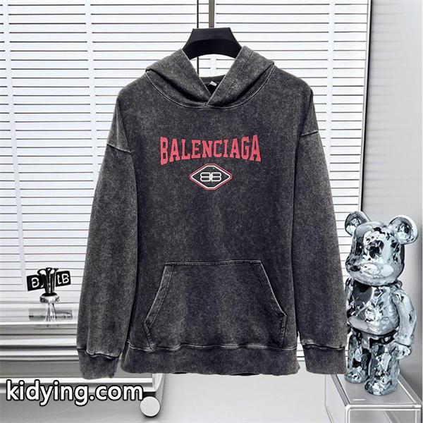 バレンシアガ コピー パーカー ヴィンテージ クラフト ロゴデザイン カジュアル BALENCIAGA-0