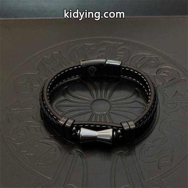 新登場 人気 CHROME HEARTS クロムハーツ コピー シルバーモチー フブレスレット 定番-0