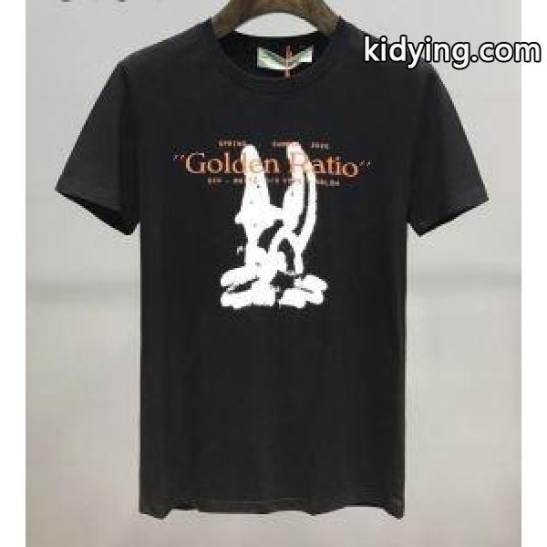2色可選 春夏トレンドの取り入れる 半袖Tシャツ ココチイイ春夏柄が魅力 Off-White オフホワイト_Off-White オフホワイト_ブランド コピー 激安(日本最大級)-1