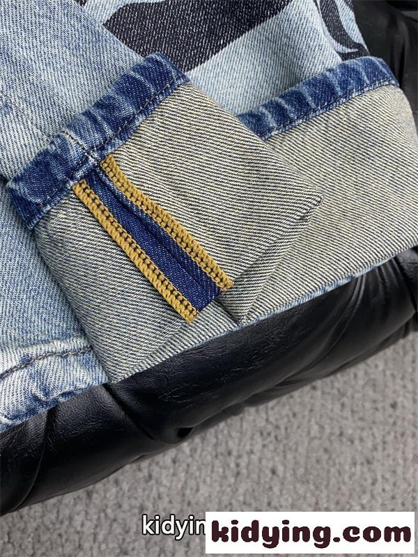 BURBERRY バーバリー コピー 熱売アイテム デニムパンツ プリント 2026新作 ワイドシルエット-5